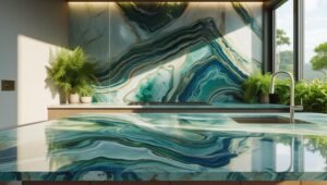 Aqua Fusion Quartzite from Brazil